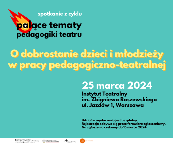 „Palące tematy pedagogiki teatru”